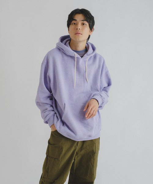 WHIMSIC（ウィムジック）の「【WHIMSIC】ヘビーウェイトスウェットフーディー（スウェット・メンズ・ブラック/ライトグレー/パープル・FREE）」の13枚目の写真