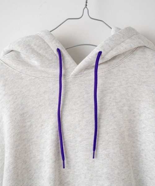WHIMSIC（ウィムジック）の「【WHIMSIC】ヘビーウェイトスウェットフーディー（スウェット・メンズ・ブラック/ライトグレー/パープル・FREE）」の6枚目の写真