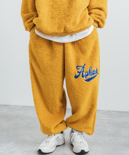 Rocky Monroe（ロッキーモンロー）の「ボアサガラ刺繍 リラクシングワイドイージーパンツ（その他パンツ・メンズ・モカ/マスタード/グリーン/ブラック/クリーム・M/L）」の5枚目の写真