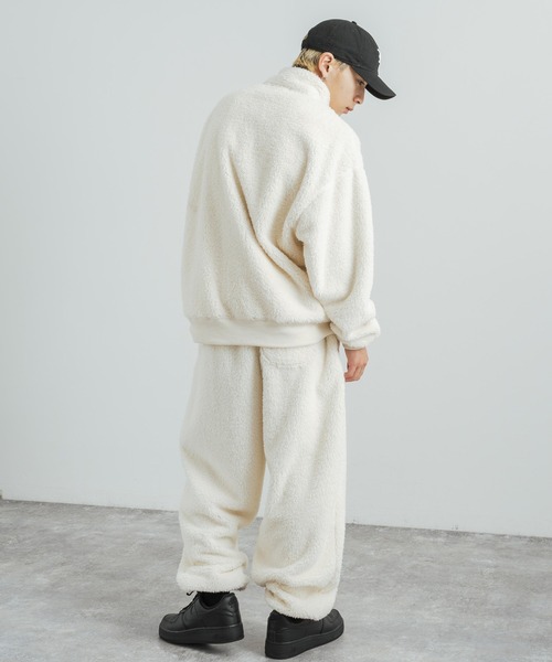 Rocky Monroe（ロッキーモンロー）の「ボアサガラ刺繍 リラクシングワイドイージーパンツ（その他パンツ・メンズ・モカ/マスタード/グリーン/ブラック/クリーム・M/L）」の14枚目の写真