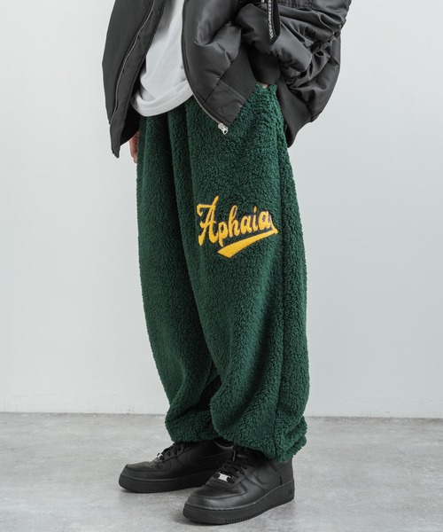 Rocky Monroe（ロッキーモンロー）の「ボアサガラ刺繍 リラクシングワイドイージーパンツ（その他パンツ・メンズ・モカ/マスタード/グリーン/ブラック/クリーム・M/L）」の15枚目の写真