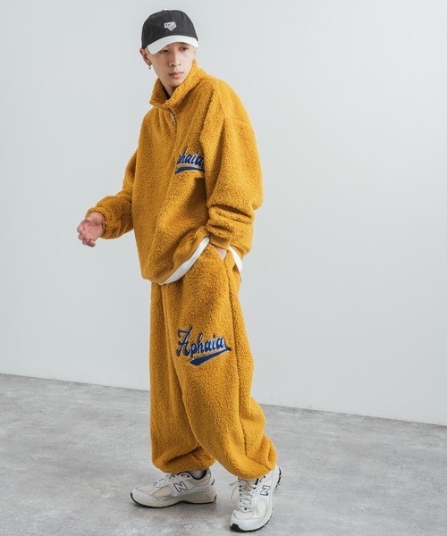 Rocky Monroe（ロッキーモンロー）の「ボアサガラ刺繍 リラクシングワイドイージーパンツ（その他パンツ・メンズ・モカ/マスタード/グリーン/ブラック/クリーム・M/L）」の20枚目の写真