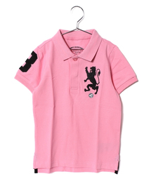GIORDANO | [GIORDANO]ライオン刺繍半袖ポロシャツ(ポロシャツ)
