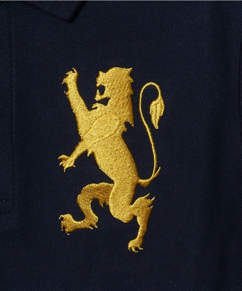 GIORDANO（ジョルダーノ）の「[GIORDANO]ライオン刺繍半袖ポロシャツ（ポロシャツ・キッズ・ホワイト/グリーン/ネイビー/レッド/ブルー/ピンク・110cm/120cm/140cm/100cm/130cm）」の22枚目の写真