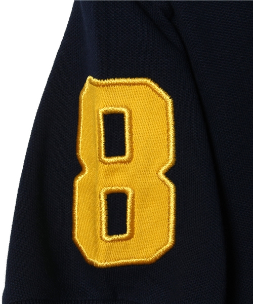 GIORDANO（ジョルダーノ）の「[GIORDANO]ライオン刺繍半袖ポロシャツ（ポロシャツ・キッズ・ホワイト/グリーン/ネイビー/レッド/ブルー/ピンク・110cm/120cm/140cm/100cm/130cm）」の14枚目の写真