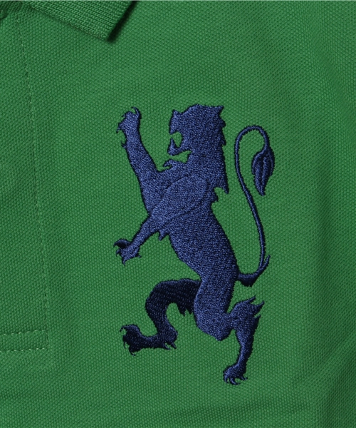 GIORDANO（ジョルダーノ）の「[GIORDANO]ライオン刺繍半袖ポロシャツ（ポロシャツ・キッズ・ホワイト/グリーン/ネイビー/レッド/ブルー/ピンク・110cm/120cm/140cm/100cm/130cm）」の7枚目の写真