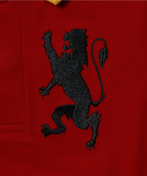 GIORDANO（ジョルダーノ）の「[GIORDANO]ライオン刺繍半袖ポロシャツ（ポロシャツ・キッズ・ホワイト/グリーン/ネイビー/レッド/ブルー/ピンク・110cm/120cm/140cm/100cm/130cm）」の9枚目の写真