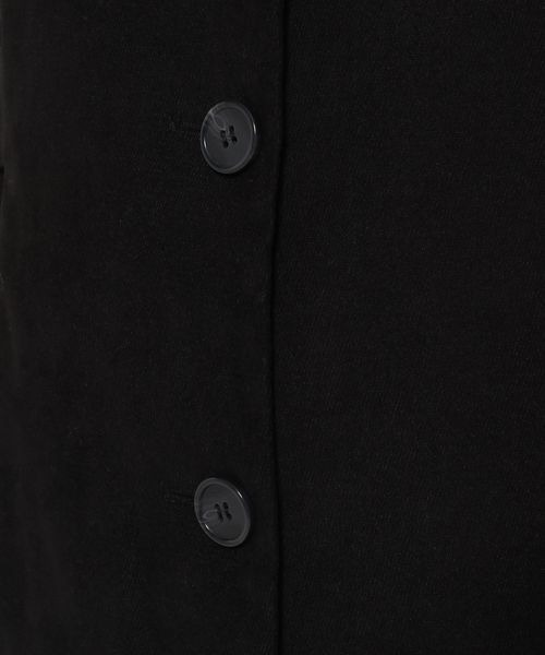 mysty woman（ミスティウーマン）の「アウトポケットジャンスカ 168393（ジャンパースカート・レディース・アイボリー/ブラック/モカ・FREE）」の17枚目の写真