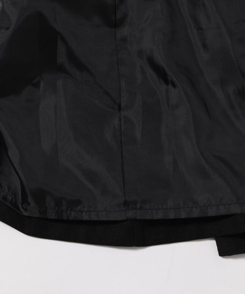 mysty woman（ミスティウーマン）の「アウトポケットジャンスカ 168393（ジャンパースカート・レディース・アイボリー/ブラック/モカ・FREE）」の15枚目の写真