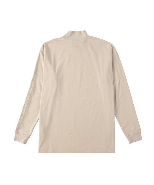 TANGRAM（タングラム）の「SLEEVE LOGO MOCKNECK LONG SLEEVE（Tシャツ/カットソー・メンズ・ピンク/ベージュ/マスタード/ダークグリーン・L/XL/M/S/XXL）」の2枚目の写真