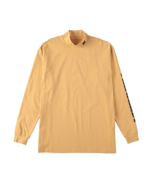 TANGRAM（タングラム）の「SLEEVE LOGO MOCKNECK LONG SLEEVE（Tシャツ/カットソー・メンズ・ピンク/ベージュ/マスタード/ダークグリーン・L/XL/M/S/XXL）」の19枚目の写真