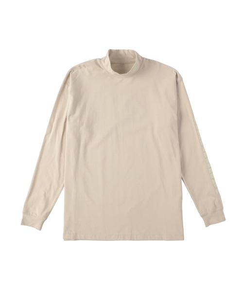TANGRAM（タングラム）の「SLEEVE LOGO MOCKNECK LONG SLEEVE（Tシャツ/カットソー・メンズ・ピンク/ベージュ/マスタード/ダークグリーン・L/XL/M/S/XXL）」の21枚目の写真