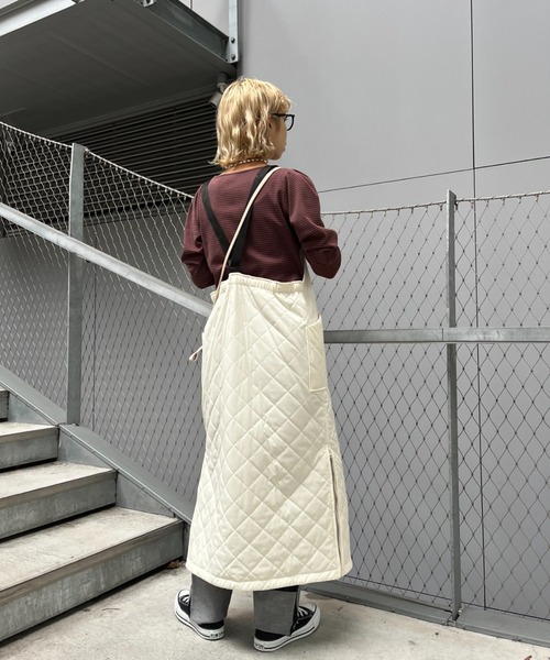 CIAOPANIC（チャオパニック）の「パワショルボーダーTEE（Tシャツ/カットソー・レディース・オレンジ/グリーン/ブラック・ONE SIZE）」の14枚目の写真