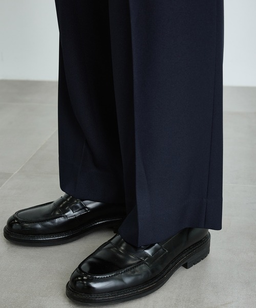 PUBLIC TOKYO（パブリックトウキョウ）の「エバークリースGRツイルストレートスラックス（スラックス・メンズ・ダークグレー/ブラック/ベージュ/ネイビー/グリーン・1/2/4/3）」の17枚目の写真