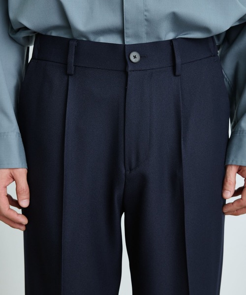 PUBLIC TOKYO（パブリックトウキョウ）の「エバークリースGRツイルストレートスラックス（スラックス・メンズ・ダークグレー/ブラック/ベージュ/ネイビー/グリーン・1/2/4/3）」の22枚目の写真