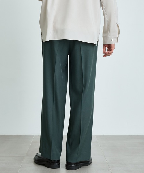 PUBLIC TOKYO（パブリックトウキョウ）の「エバークリースGRツイルストレートスラックス（スラックス・メンズ・ダークグレー/ブラック/ベージュ/ネイビー/グリーン・1/2/4/3）」の13枚目の写真