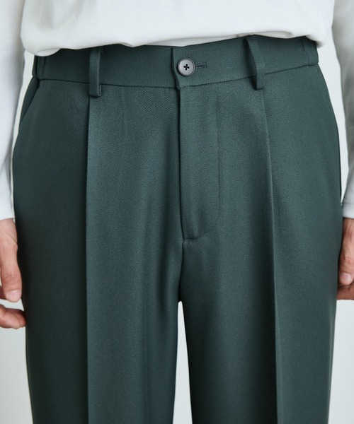 PUBLIC TOKYO（パブリックトウキョウ）の「エバークリースGRツイルストレートスラックス（スラックス・メンズ・ダークグレー/ブラック/ベージュ/ネイビー/グリーン・1/2/4/3）」の12枚目の写真