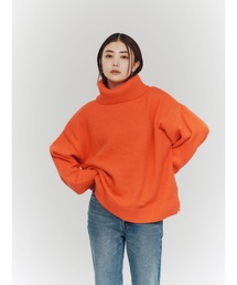 Vicente | Highneck color knit(ニット/セーター)