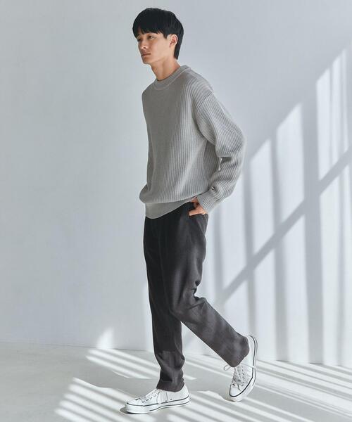 green label relaxing（グリーンレーベルリラクシング）の「フラノ千鳥 ナロー ユーティリティー パンツ -ウォッシャブル・防シワ・ストレッチ-（その他パンツ・メンズ・ダークブラウン/ネイビー/ダークグレー・L/S/M/XL/XS）」の4枚目の写真