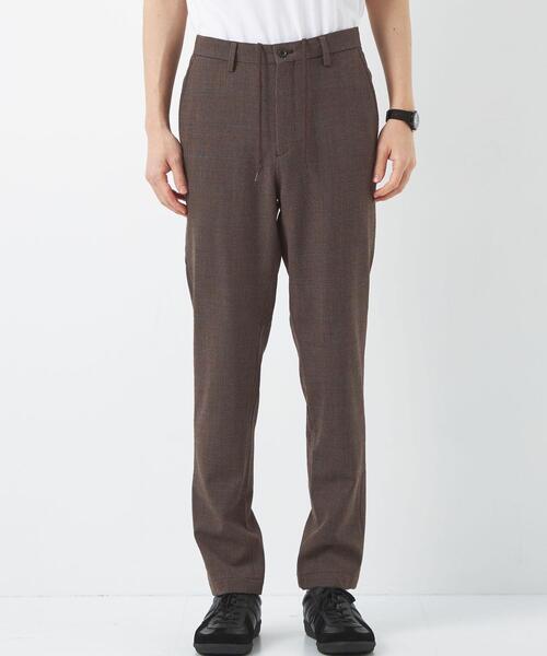 green label relaxing（グリーンレーベルリラクシング）の「フラノ千鳥 ナロー ユーティリティー パンツ -ウォッシャブル・防シワ・ストレッチ-（その他パンツ・メンズ・ダークブラウン/ネイビー/ダークグレー・L/S/M/XL/XS）」の10枚目の写真