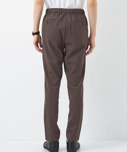 green label relaxing（グリーンレーベルリラクシング）の「フラノ千鳥 ナロー ユーティリティー パンツ -ウォッシャブル・防シワ・ストレッチ-（その他パンツ・メンズ・ダークブラウン/ネイビー/ダークグレー・L/S/M/XL/XS）」の12枚目の写真