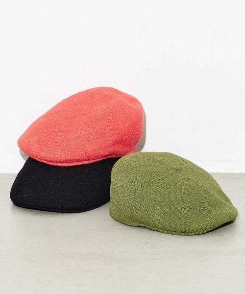 X-girl（エックスガール）の「MILLS LOGO HUNTING CAP（ハンチング/ベレー帽・レディース・ブラック/オリーブ/オレンジ・ONE SIZE）」の21枚目の写真