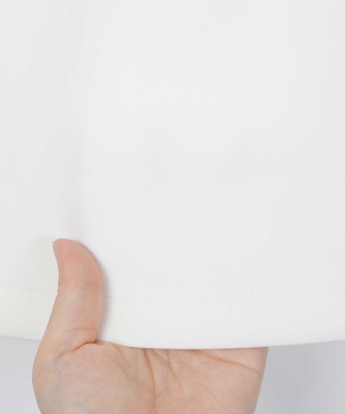 UR'S（ユアーズ）の「ボンディングフレアワンピース（ワンピース・レディース・ネイビー/ホワイト/ブラック・M/S/L）」の15枚目の写真