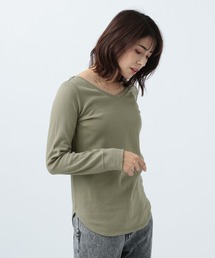 BAYFLOW（ベイフロー）の「2WAYストレッチスムースロンT（Tシャツ/カットソー）」
