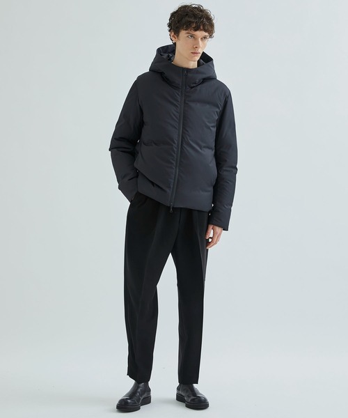 city（シティ）の「HOODED DOWN/撥水フードダウンジャケット（ダウンジャケット/コート・メンズ・ブラック/ネイビー・2/3/1）」の3枚目の写真