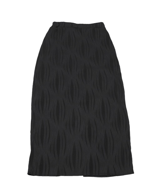 reca（レカ）の「ウェーブ柄プリーツスカート（スカート・レディース・ブラック/グレイッシュベージュ・M）」の15枚目の写真
