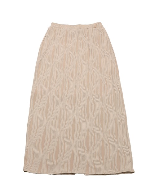 reca（レカ）の「ウェーブ柄プリーツスカート（スカート・レディース・ブラック/グレイッシュベージュ・M）」の16枚目の写真