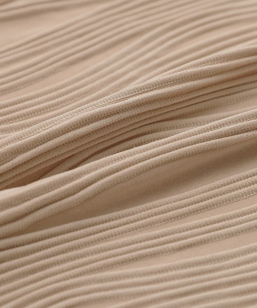 reca（レカ）の「ウェーブ柄プリーツスカート（スカート・レディース・ブラック/グレイッシュベージュ・M）」の22枚目の写真