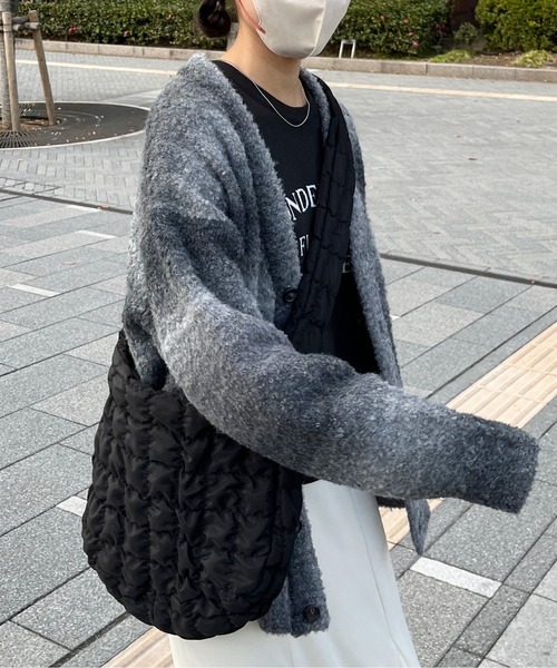 CPCM（シーピーシーエム）の「ブークレグラデーションニットカーディガン（カーディガン/ボレロ・メンズ・オレンジ/ブラウン/ブラック・FREE）」の4枚目の写真