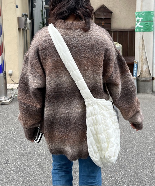 CPCM（シーピーシーエム）の「ブークレグラデーションニットカーディガン（カーディガン/ボレロ・メンズ・オレンジ/ブラウン/ブラック・FREE）」の5枚目の写真