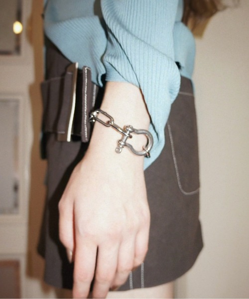 musubore(ムスボレ)の「industrial bracelet / インダストリアルブレスレット(ブレスレット・レディース・ゴールド/シルバー・M/L)」の11枚目の写真