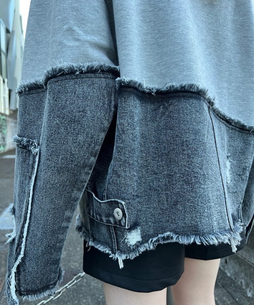 ロジャーアンドロー デニムポケット スエット ロジャーアンドロー デニムポケット スエット