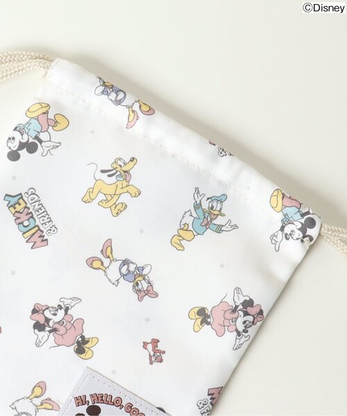 ミッキー&フレンズ_総柄巾着Sサイズ（ポーチ）｜Disney