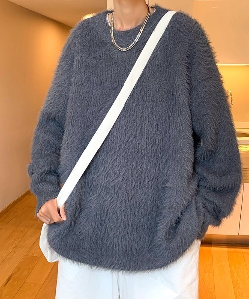 セール】シャギーニット プルオーバー（ニット/セーター