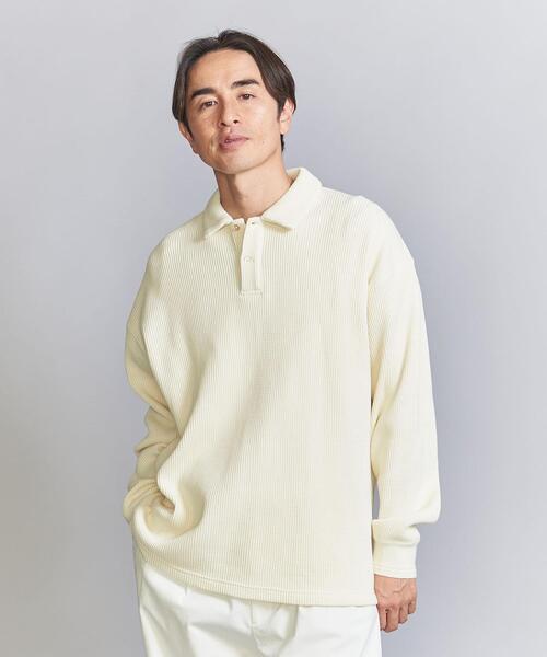 BEAUTY&YOUTH UNITED ARROWS(ビューティーアンドユースユナイテッドアローズ)の「ヘビー サーマル ポロシャツ(ポロシャツ・メンズ・ダークグレー/ロイヤルブルー/オフホワイト・M/L/S/XL)」の13枚目の写真