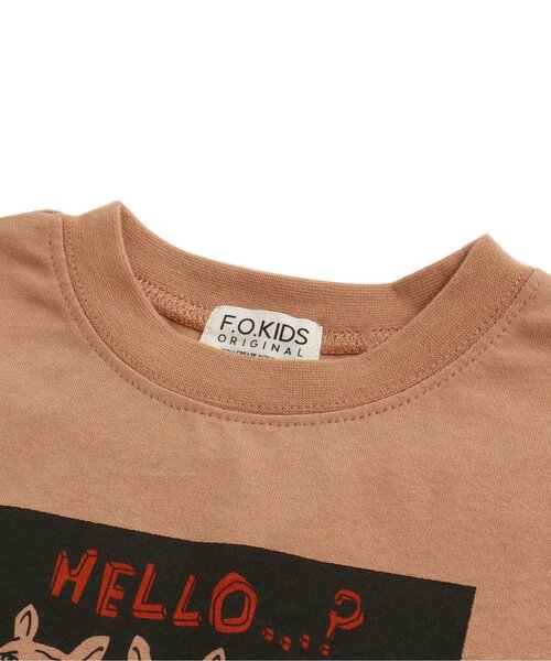 F.O.KIDS（エフオーキッズ）の「【防汚加工】FOR PARK TEE　OEKAKI（Tシャツ/カットソー・キッズ・アイボリー/サックスブルー/オレンジ・95/140/90/130/80/100/110/120）」の14枚目の写真