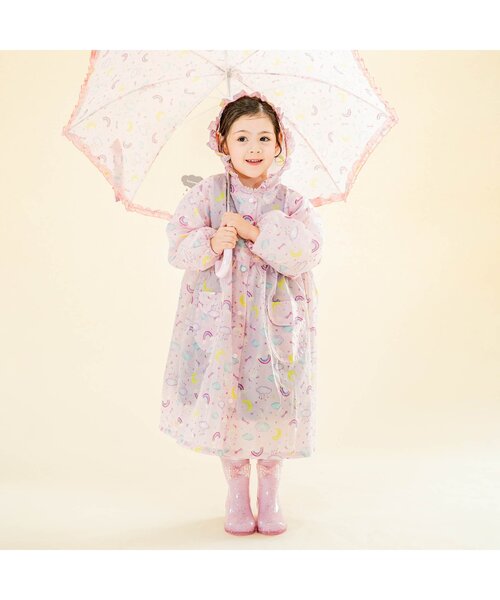 Ampersand（アンパサンド）の「キラキラ　レインシューズ（レインシューズ・キッズ・ラベンダー/ピンク/サックスブルー・15 /14/16/20/19/18/17）」の4枚目の写真