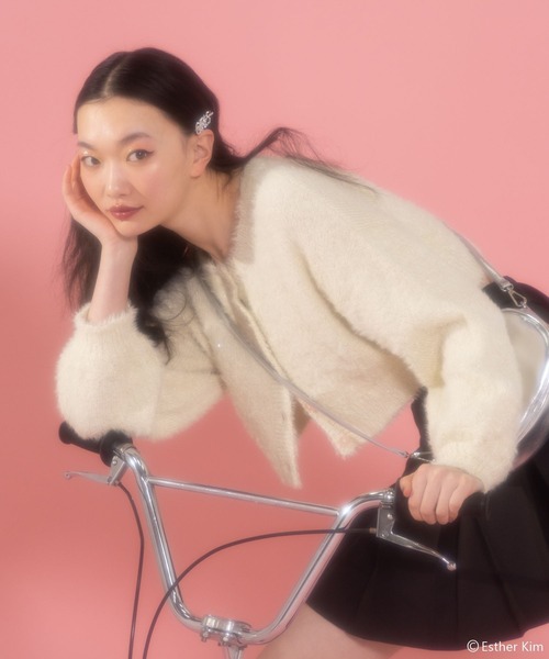 Heather（ヘザー）の「Esther Kim×Heather キラキラカーディガン