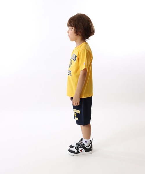 Champion(チャンピオン)の「【Champion/チャンピオン】キッズ セットアップ(Tシャツ/カットソー・キッズ・ブラック/イエロー/ホワイト・110/120/140/130/100)」の10枚目の写真