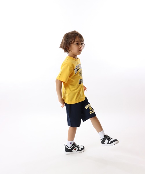 Champion(チャンピオン)の「【Champion/チャンピオン】キッズ セットアップ(Tシャツ/カットソー・キッズ・ブラック/イエロー/ホワイト・110/120/140/130/100)」の20枚目の写真