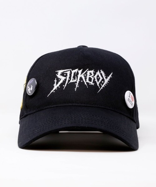 AZS TOKYO（アザストーキョー）の「AZS TOKYO/アザストーキョー/SICK BOY CAP（キャップ・レディース・ブラック・F）」の4枚目の写真