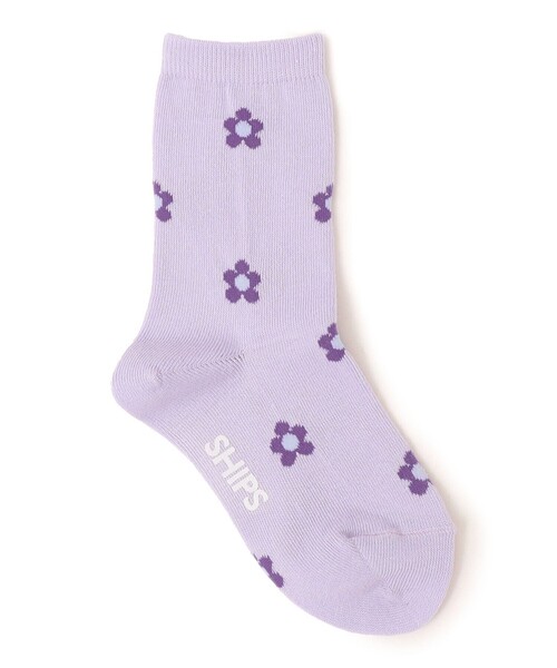 SHIPS（シップス）の「SHIPS KIDS:デイジー ソックス（ソックス/靴下・キッズ・オフホワイト/イエロー/ライトパープル/ミント/ライトブルー・SMALL/MEDIUM/LARGE/X-SMALL）」の4枚目の写真