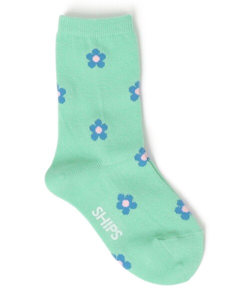 SHIPS（シップス）の「SHIPS KIDS:デイジー ソックス（ソックス/靴下・キッズ・オフホワイト/イエロー/ライトパープル/ミント/ライトブルー・SMALL/MEDIUM/LARGE/X-SMALL）」の3枚目の写真