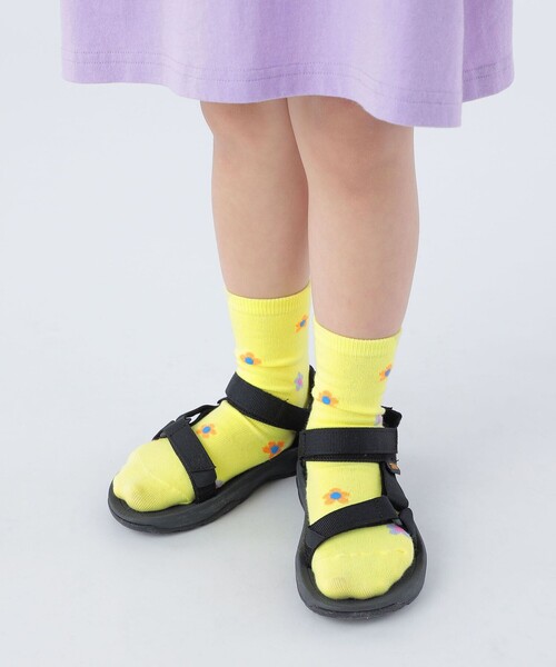 SHIPS（シップス）の「SHIPS KIDS:デイジー ソックス（ソックス/靴下・キッズ・オフホワイト/イエロー/ライトパープル/ミント/ライトブルー・SMALL/MEDIUM/LARGE/X-SMALL）」の11枚目の写真