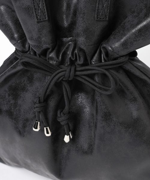 mysty woman（ミスティウーマン）の「シャイニートートBAG 187208（トートバッグ・レディース・シルバー/ブラック・FREE）」の20枚目の写真