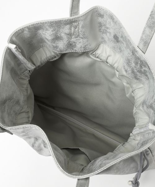 mysty woman（ミスティウーマン）の「シャイニートートBAG 187208（トートバッグ・レディース・シルバー/ブラック・FREE）」の15枚目の写真